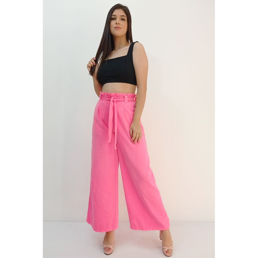 Calça store clochard rosa