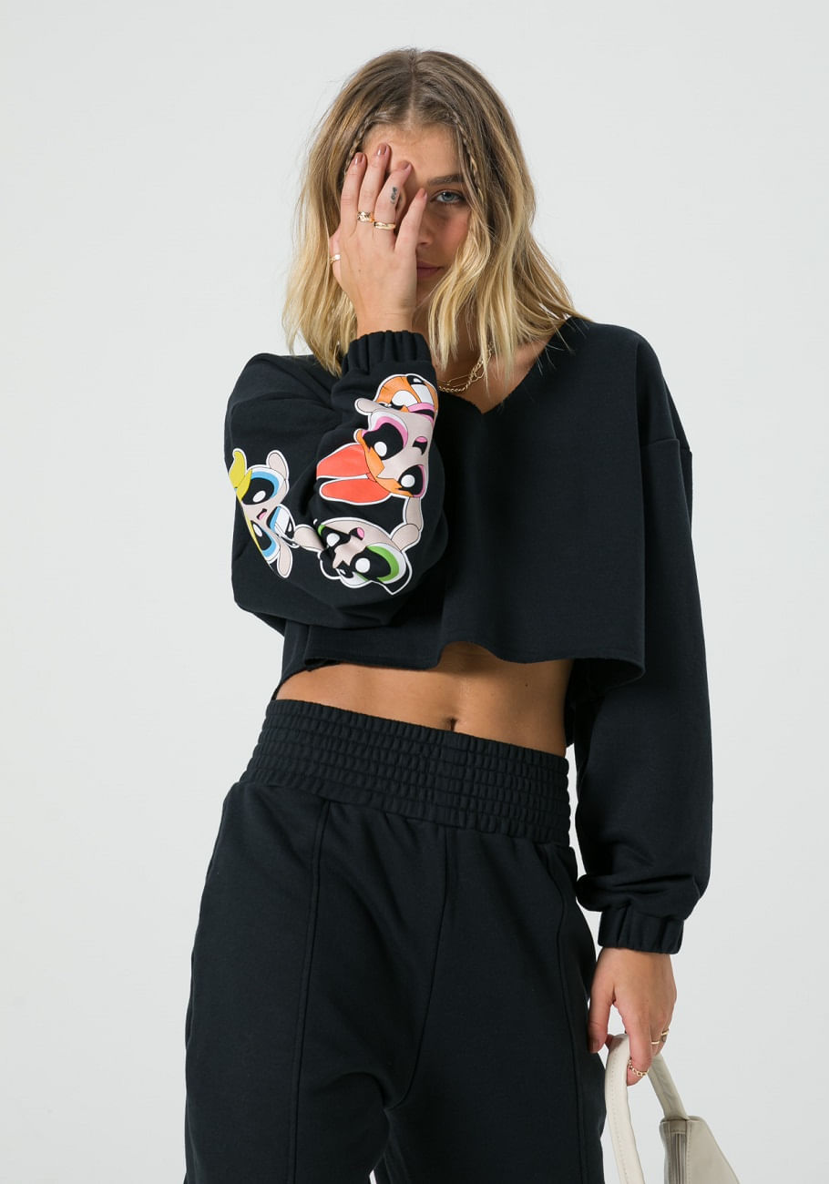 crop top moletom com capuz for hijab